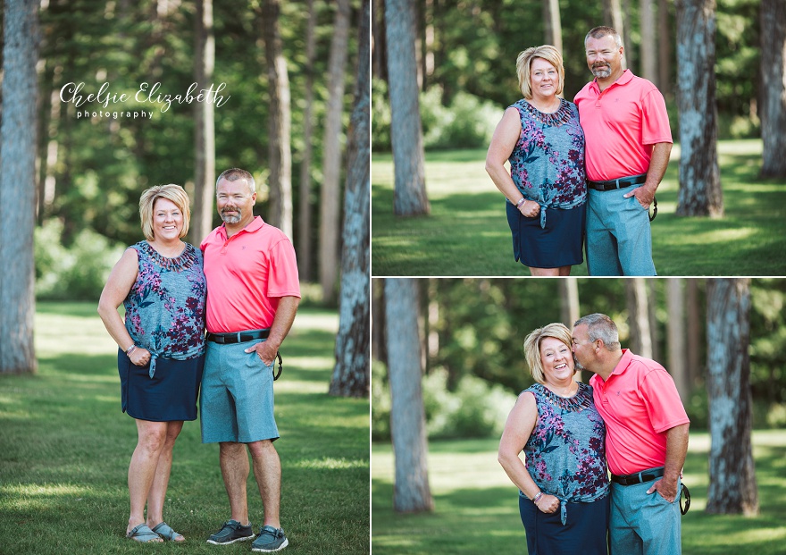 Outdoor family photo session in nisswa, mn