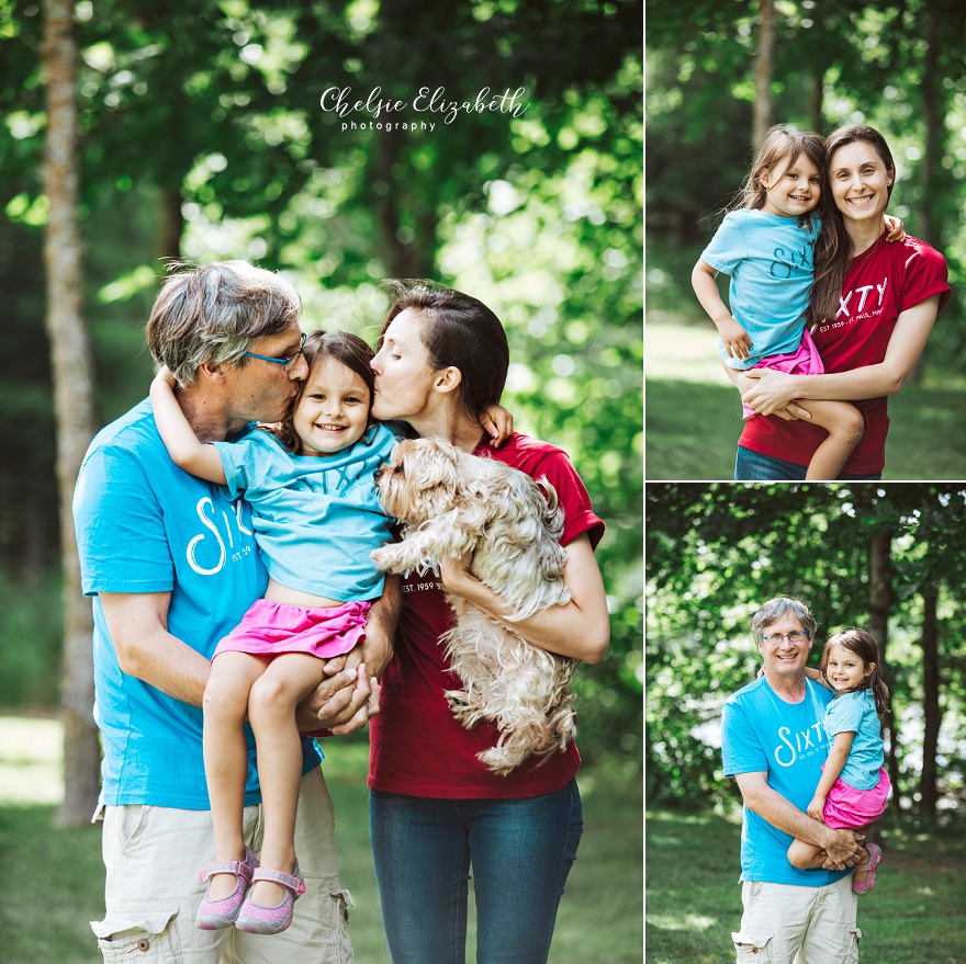 Family photo in Brainerd Lakes Area