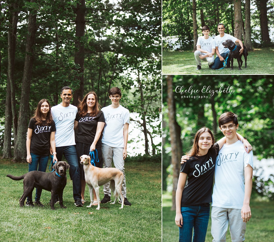 Family photo in Brainerd Lakes Area