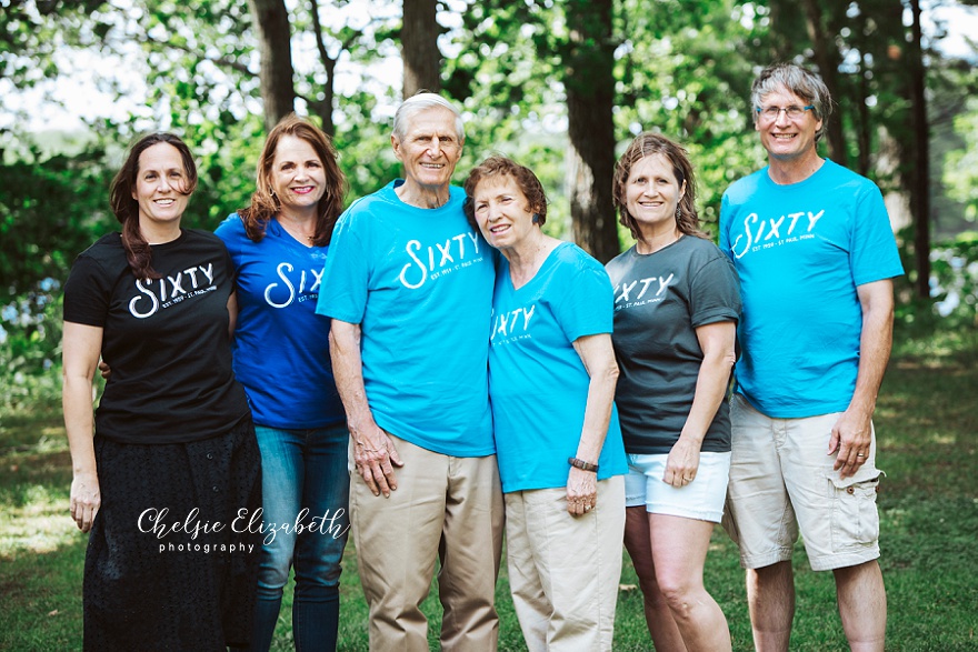 Family photo in Brainerd Lakes Area