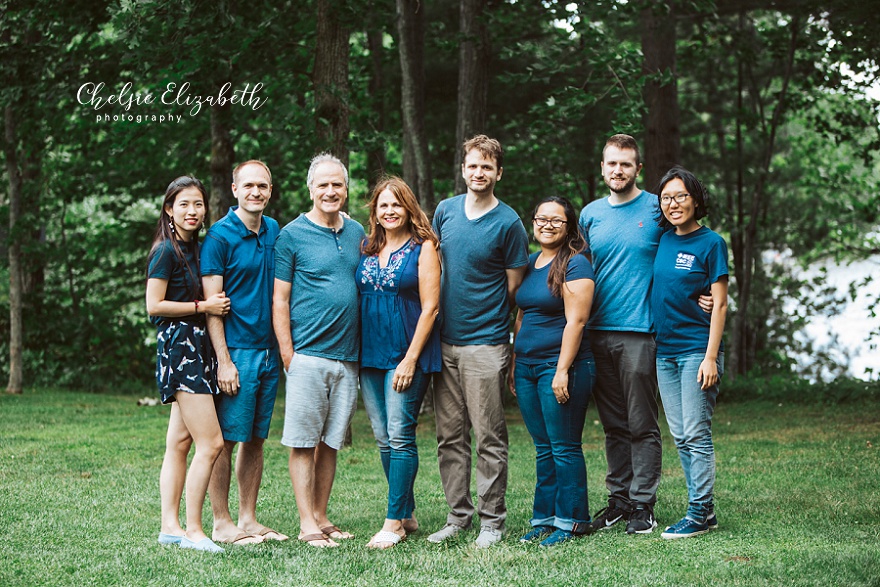 Family photo in Brainerd Lakes Area