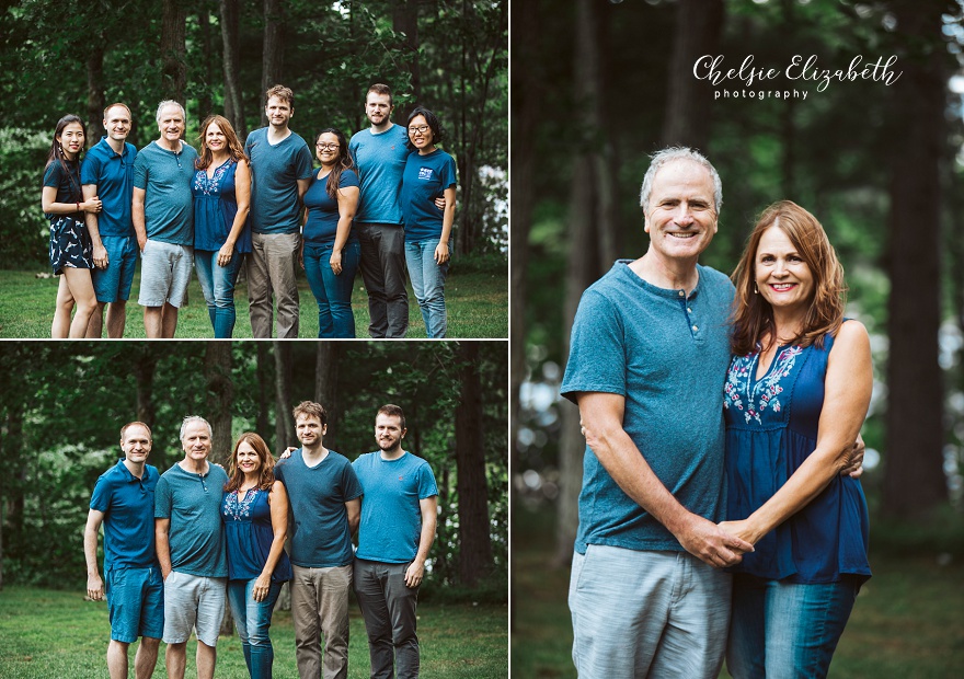 Family photo in Brainerd Lakes Area