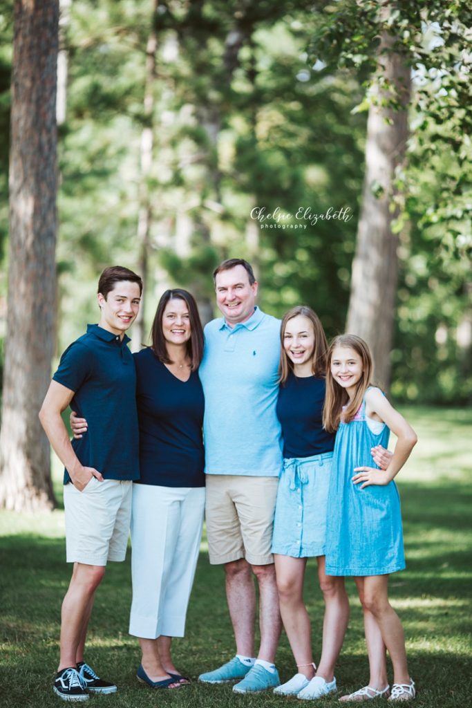 family vacation photo in Brainerd lakes Area