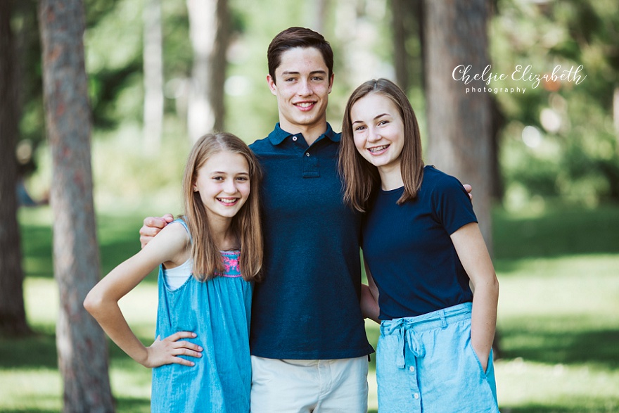 family vacation photo in Brainerd lakes Area