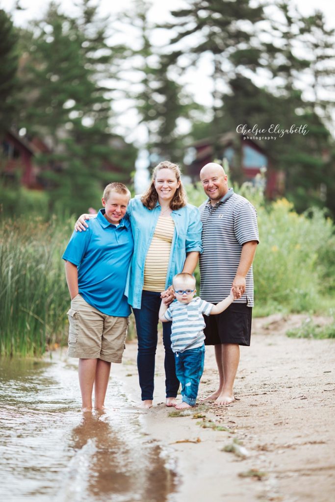 Family photo in walker, mn