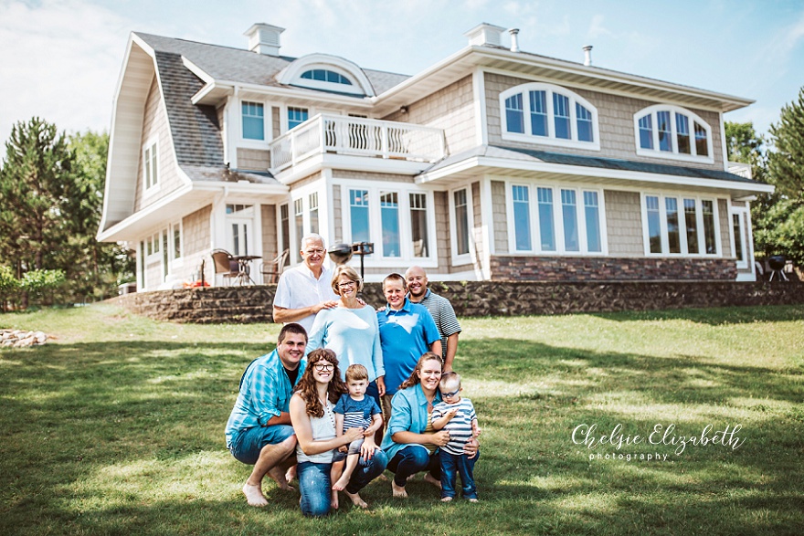 Family photo in walker, mn