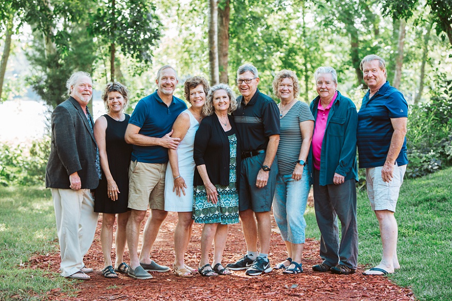 family photo on vacation