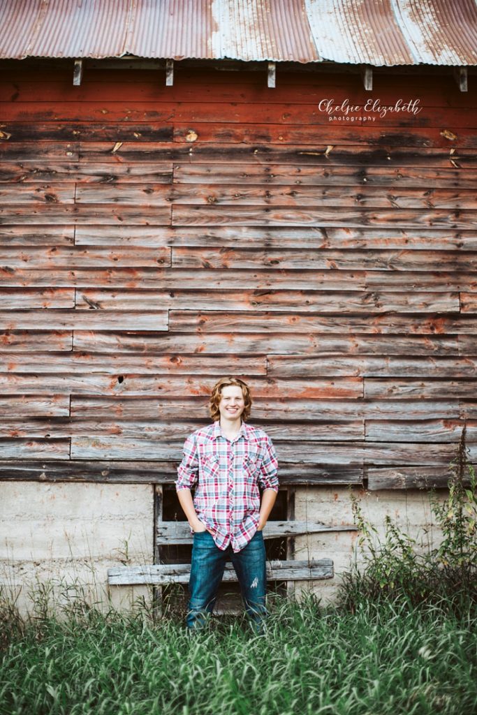 Senior Photo at Barn