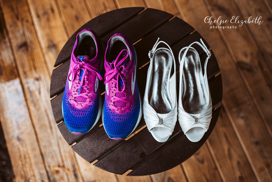 running shoes wedding shoes