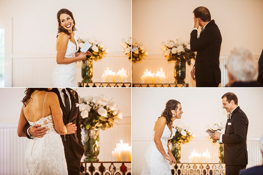 wedding ceremony in grand view chapel