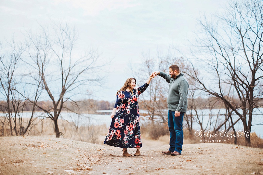 Engagement Photo at Ritter Farm in Lakeville mn