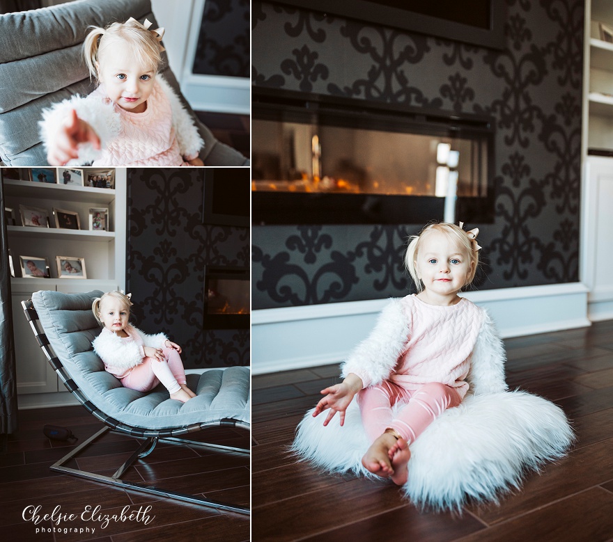 In-home toddler photo session