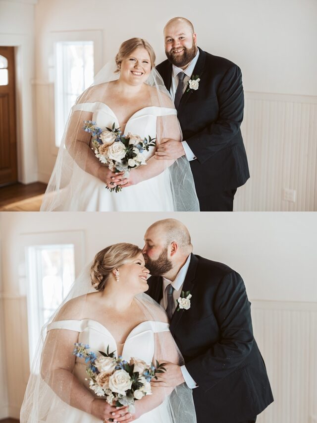 Bride and Groom portrait inside the Chapel at Grand View Lodge in Nisswa, MN