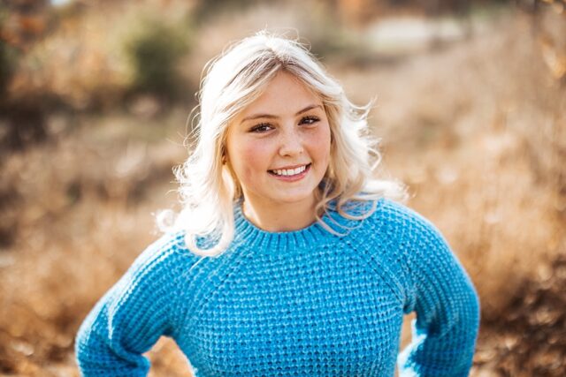 senior portraits of a pequot lakes minnesota student.  Senior portraits were in the fall at Grand View Lodge